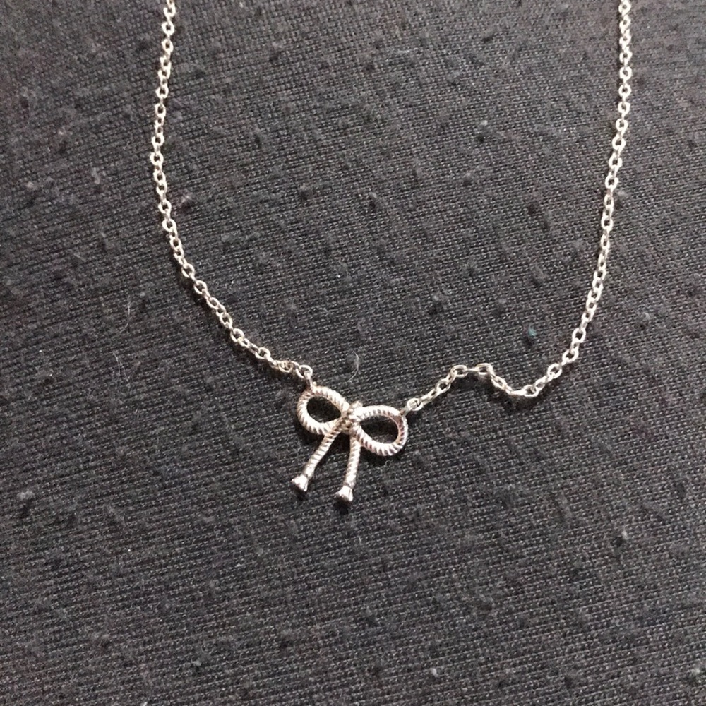 Chloe and Isabel Bow necklace